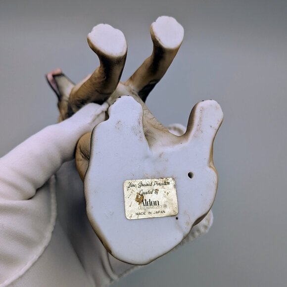 Vintage Aldon Porcelain German Shepherd Figurine: Midcentury Collectible - Picture 7 of 8